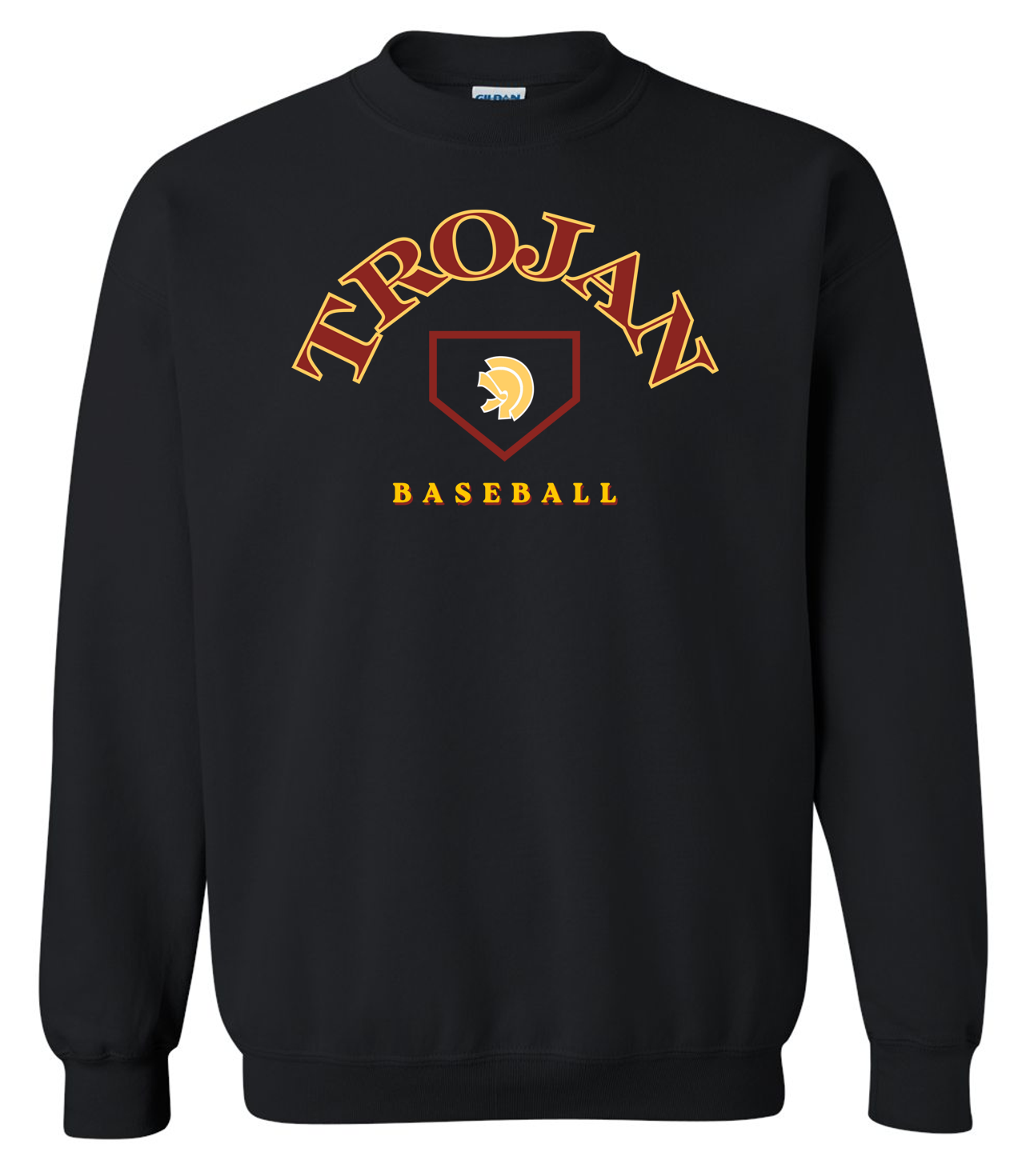 Lassiter Baseball Trojan Crewneck Sweatshirt
