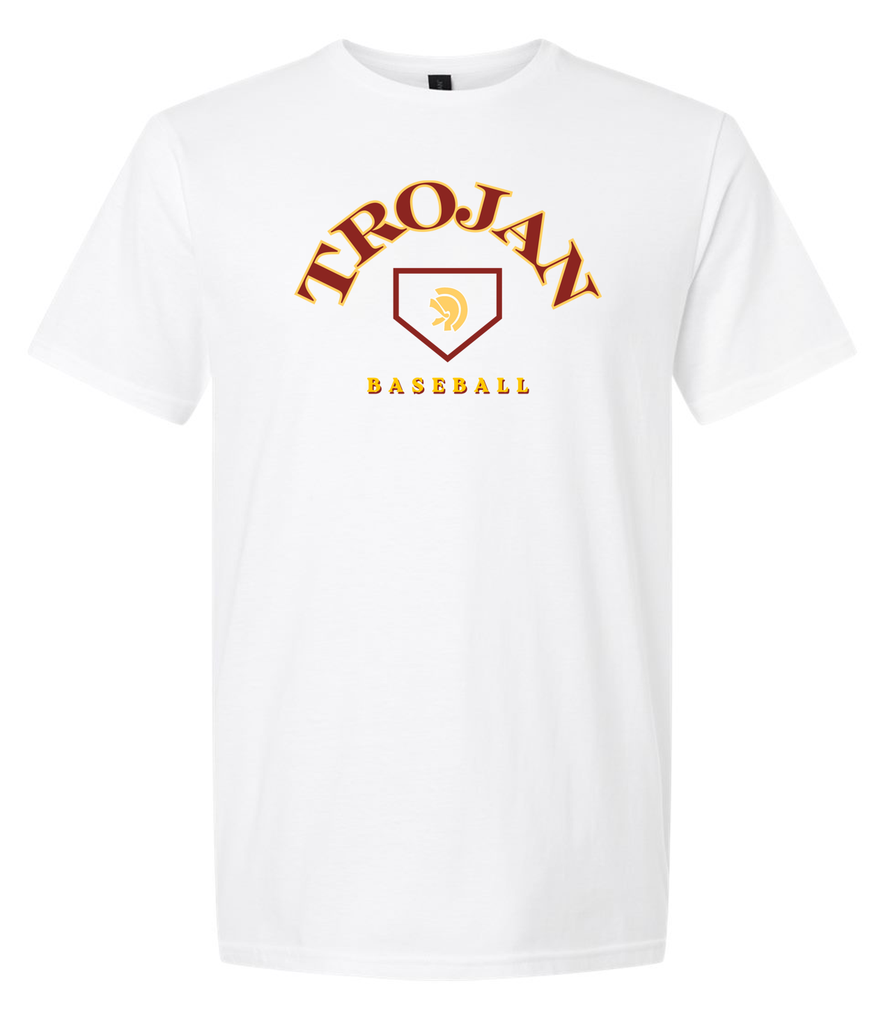 Lassiter Baseball Trojan Sleeve Cotton T-Shirt