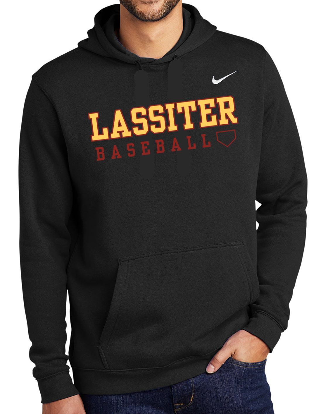 Lassiter Baseball Word Nike Cotton Hoodie Sweatshirt