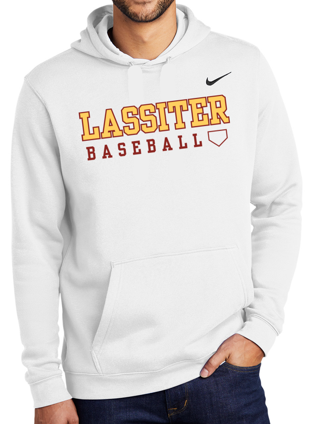 Lassiter Baseball Word Nike Cotton Hoodie Sweatshirt