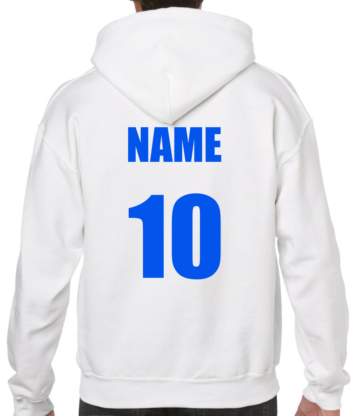 Senoia Bombers Ball Baseball White Cotton Hoodie Sweatshirt w/ Personalization