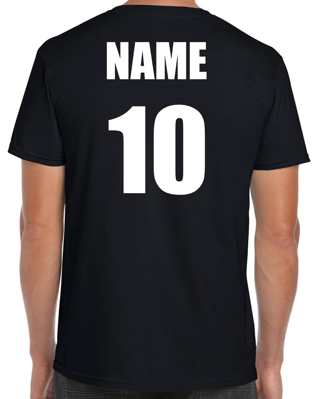 Senoia Bombers Bat Baseball Black Short Sleeve Cotton T-shirt w/ Personalization