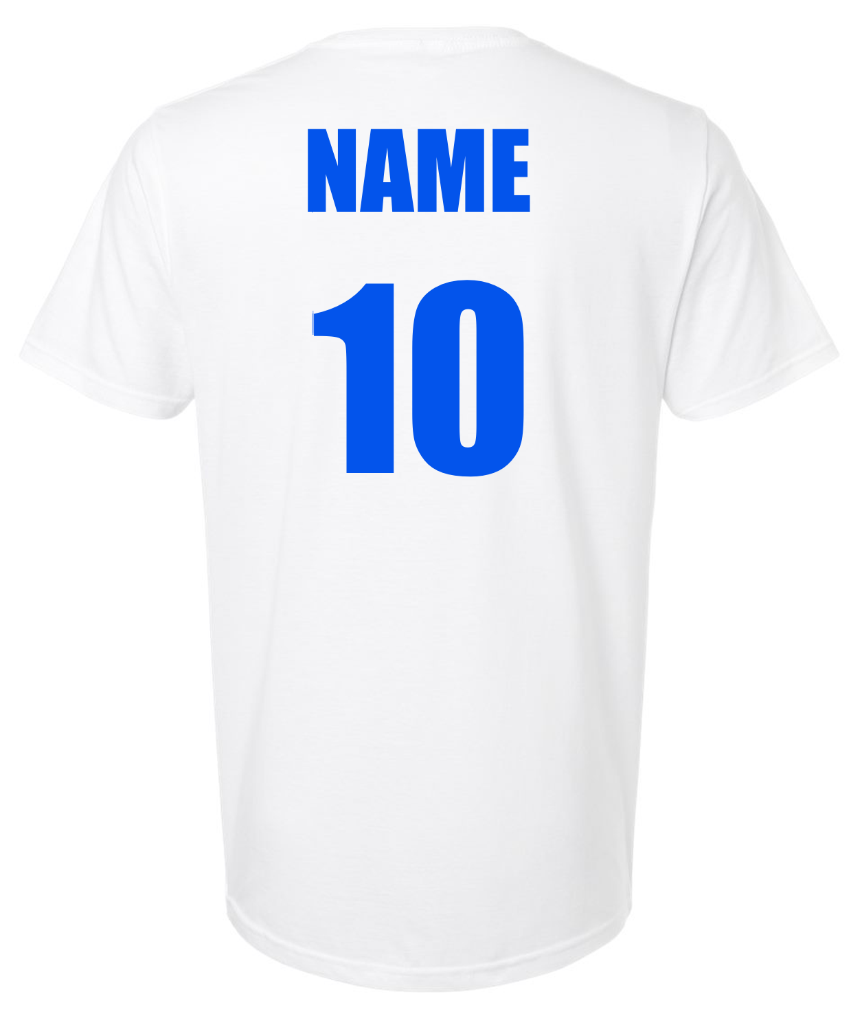Senoia Bombers Bat Baseball White Short Sleeve Cotton T-shirt w/ Personalization