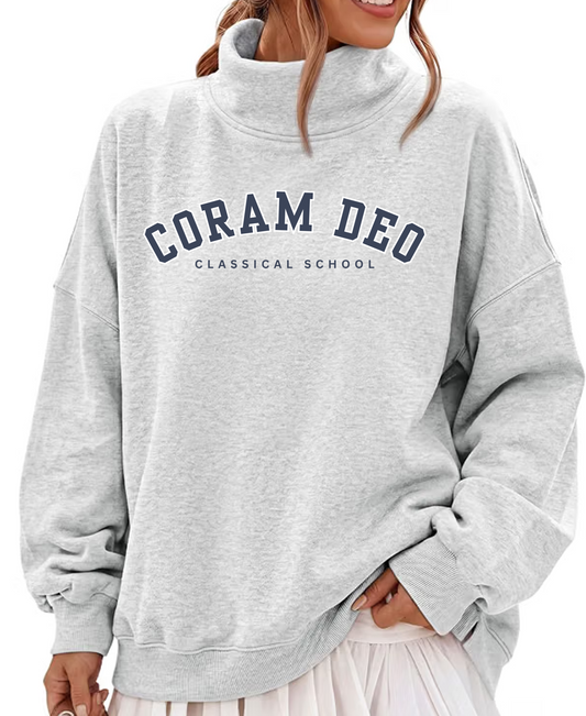 Coram Deo Arched Mockneck Sweatshirt