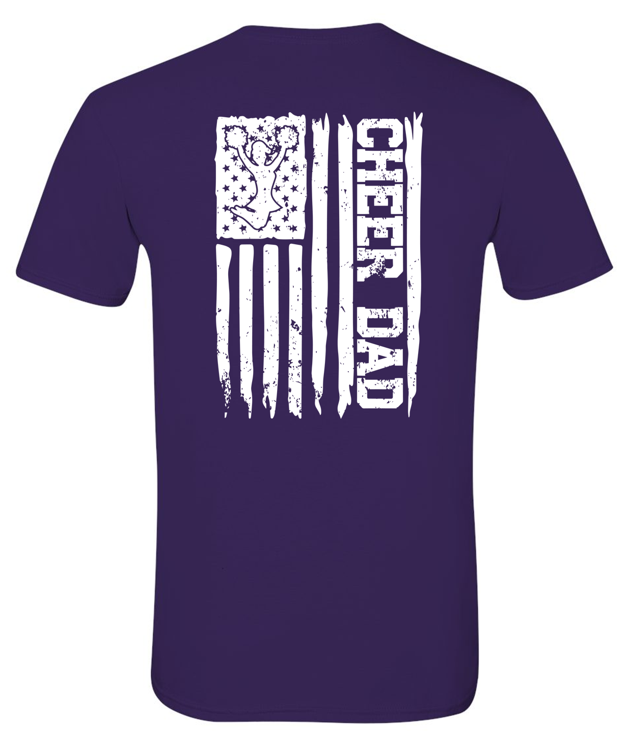 EC Middle Pep Squad Cheer Dad Sleeve Cotton T-Shirt