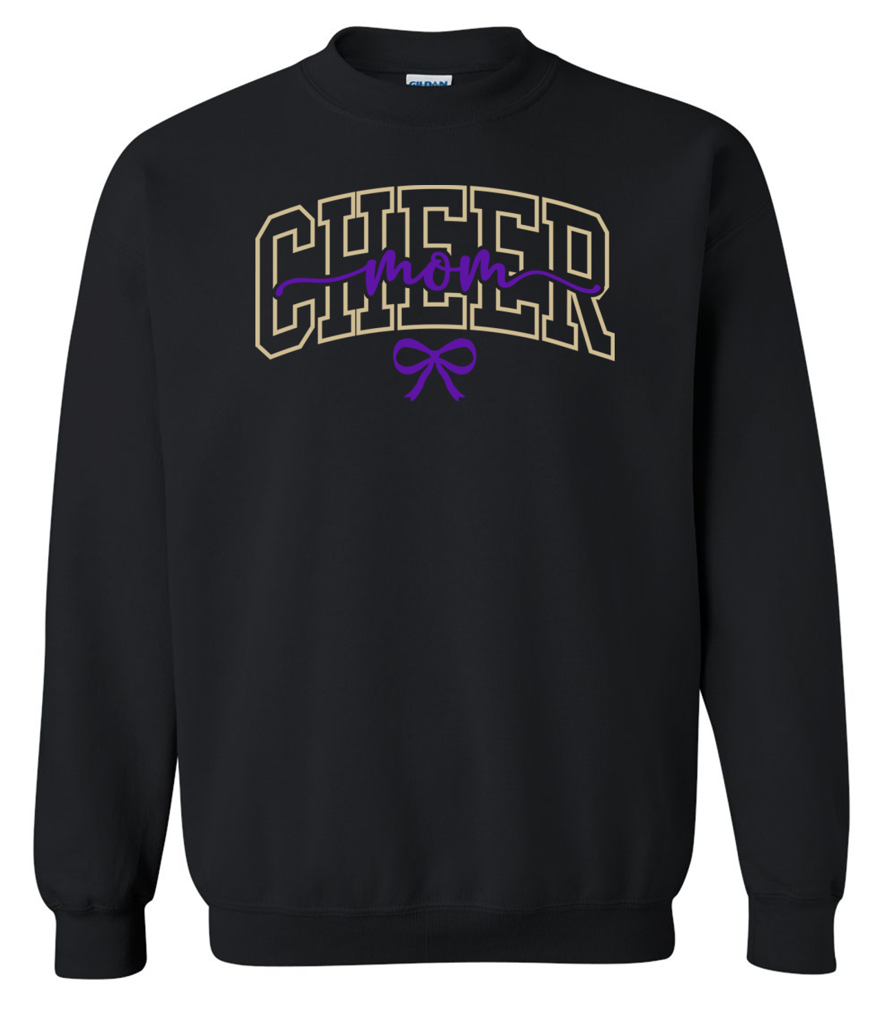 EC Middle Pep Squad Cheer Mom Crewneck Sweatshirt
