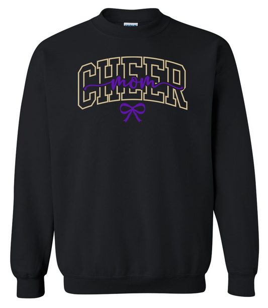 EC Middle Pep Squad Cheer Mom Crewneck Sweatshirt
