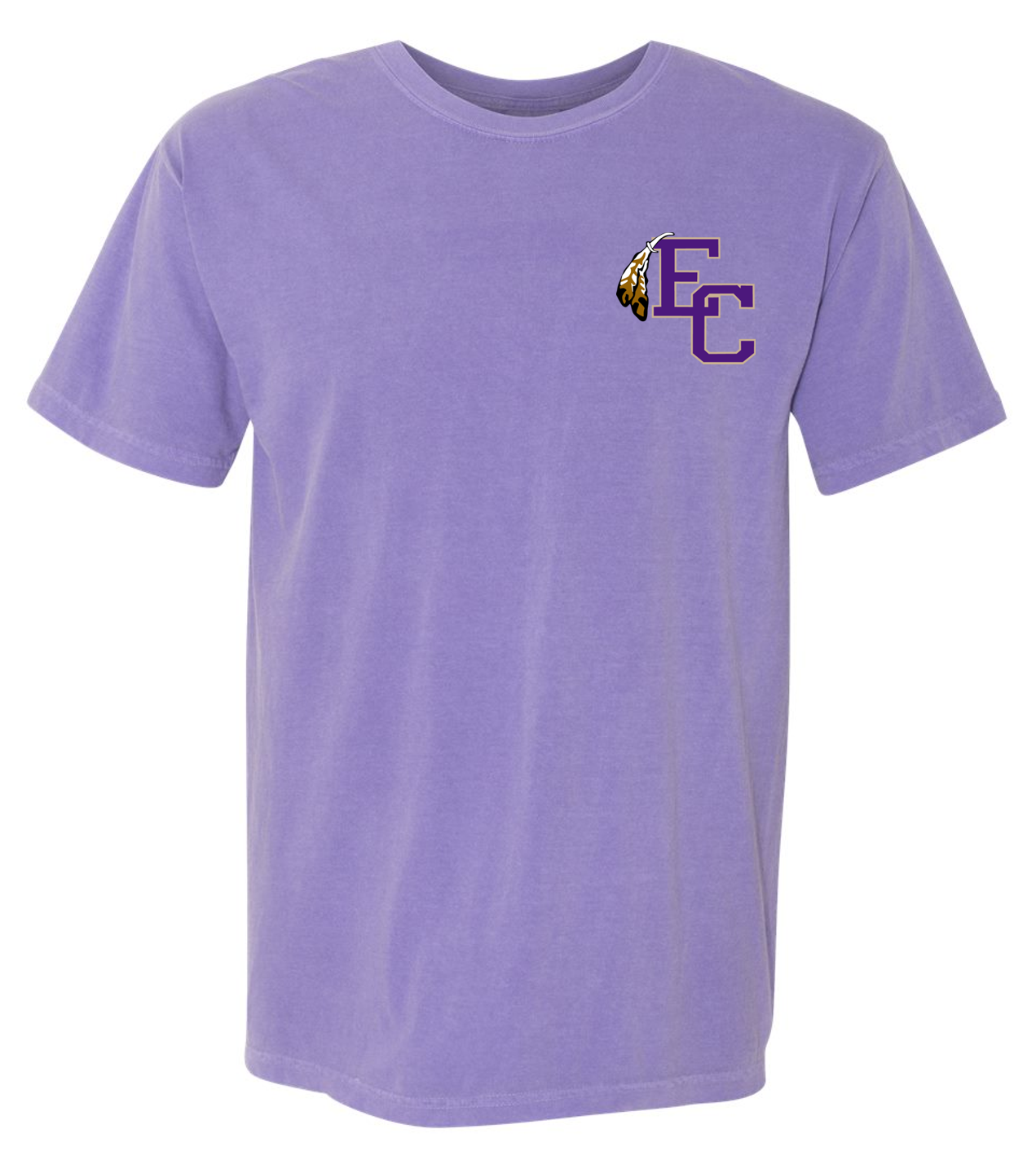 EC Middle Pep Squad Circle Dot Comfort Colors Short Sleeve T-shirts