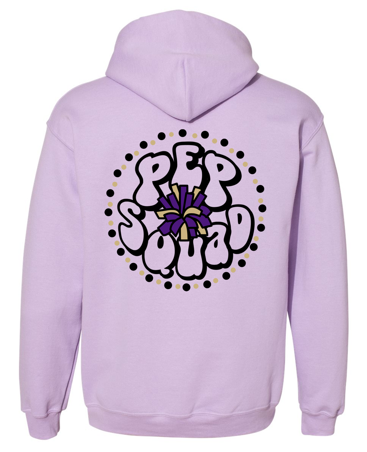 EC Middle Pep Squad Circle Dot Cotton Hoodie Sweatshirt