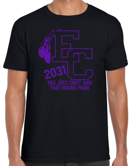 EC Middle Indians "Class of 2031" Short Sleeve T-Shirt (8th Grade)