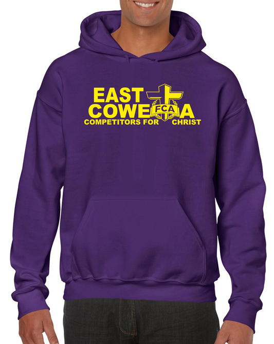 EC Middle "FCA" Fellowship of Christian Athletes Cotton Hoodie Sweatshirt