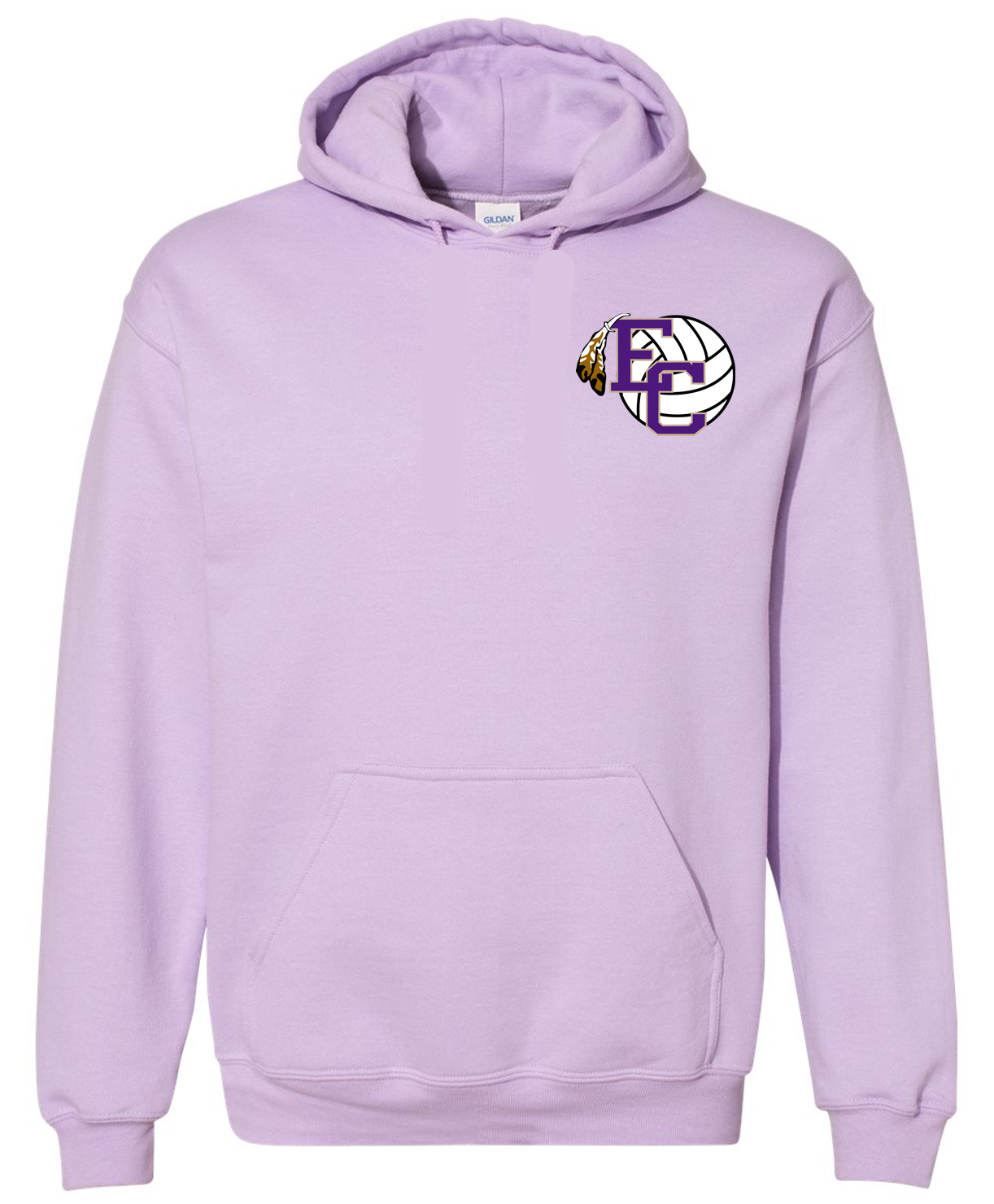 EC High Volleyball Circle Dot Hoodie Sweatshirt