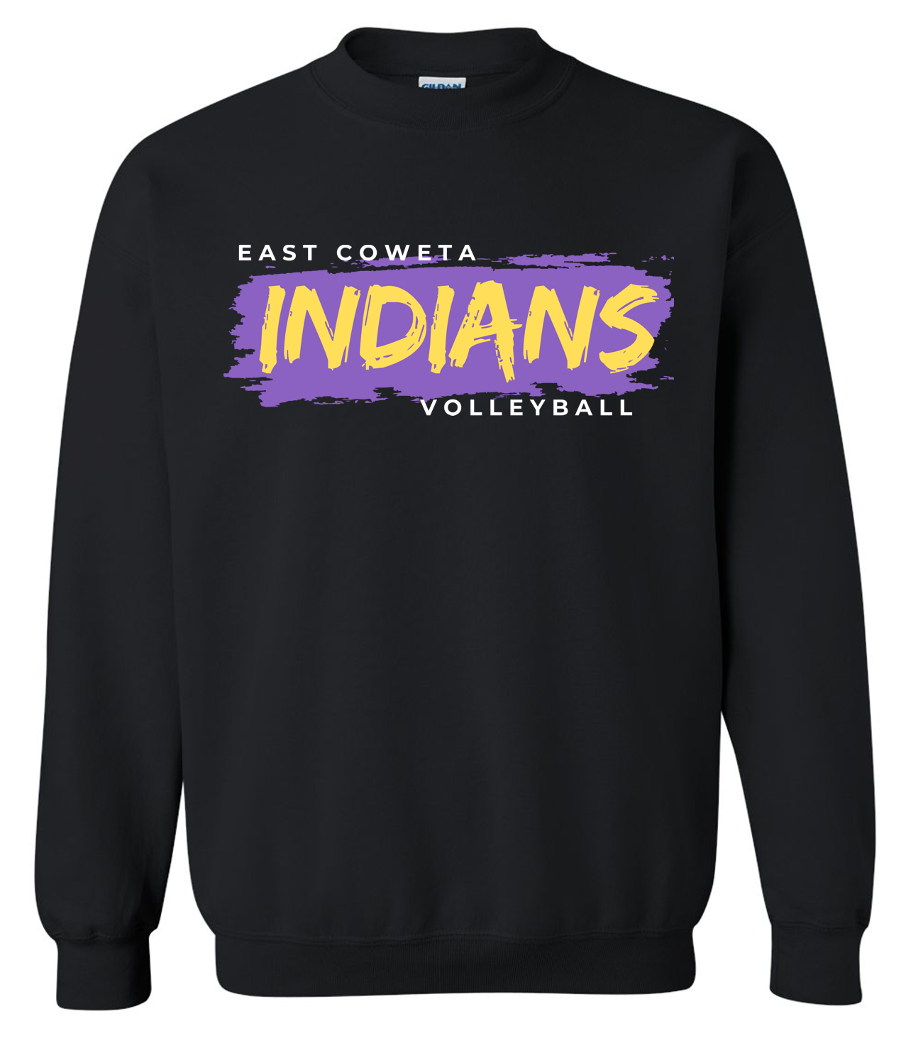 EC High Volleyball Paint Splash Crewneck Sweatshirt