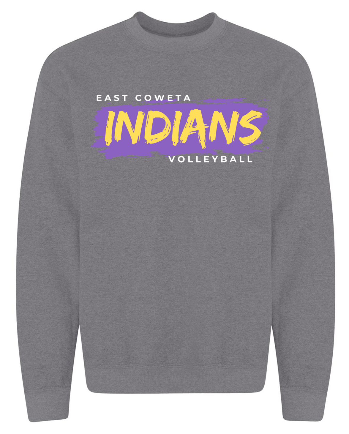 EC High Volleyball Paint Splash Crewneck Sweatshirt