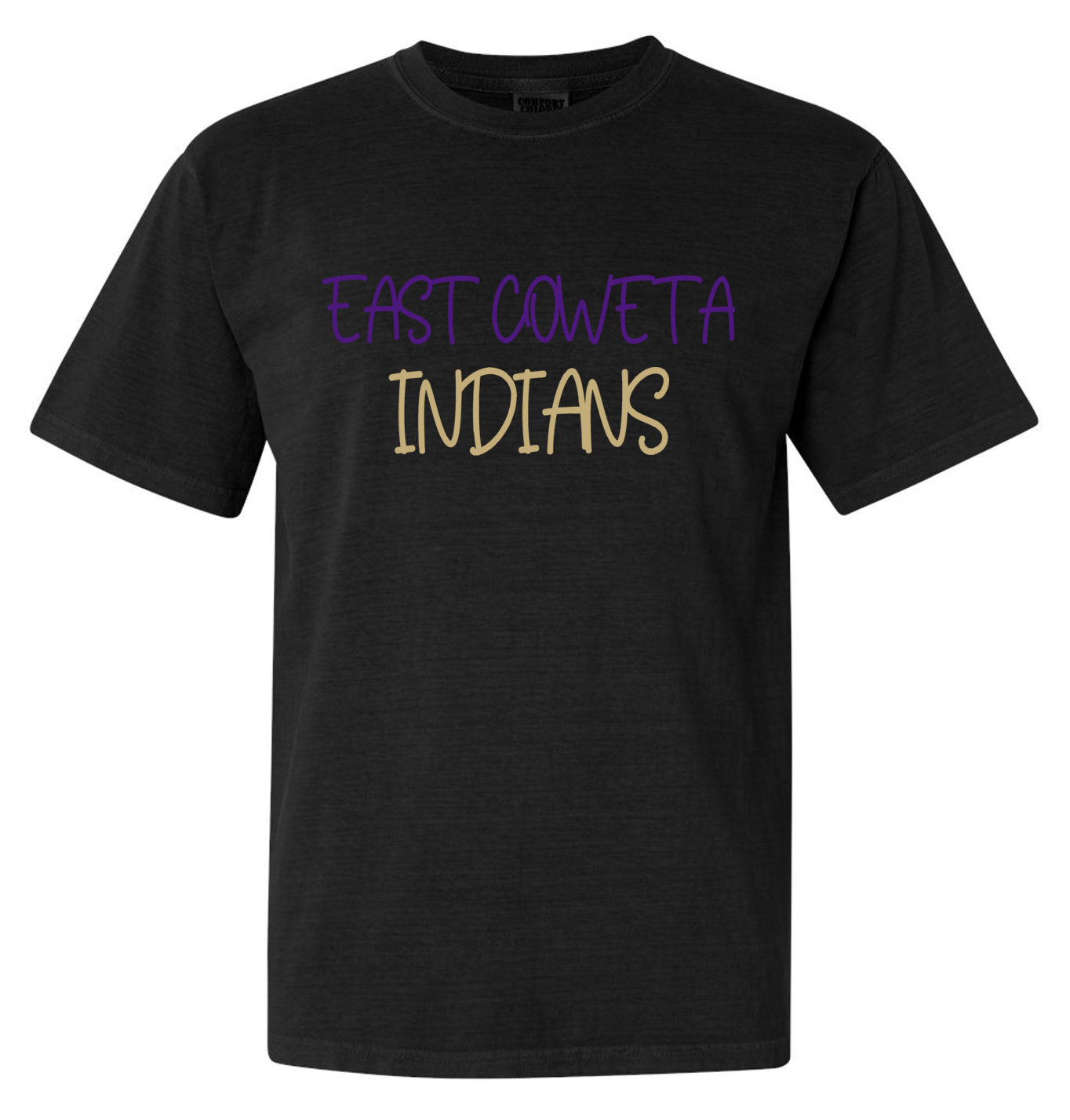 EC High Volleyball 3D Puff Comfort Colors Short Sleeve T-shirts