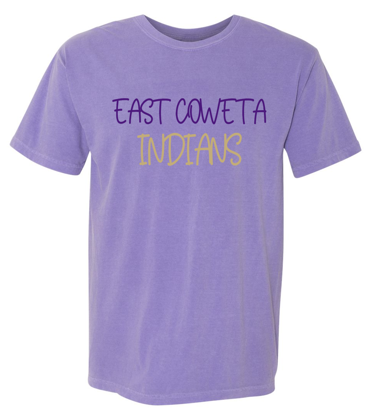 EC High Volleyball 3D Puff Comfort Colors Short Sleeve T-shirts