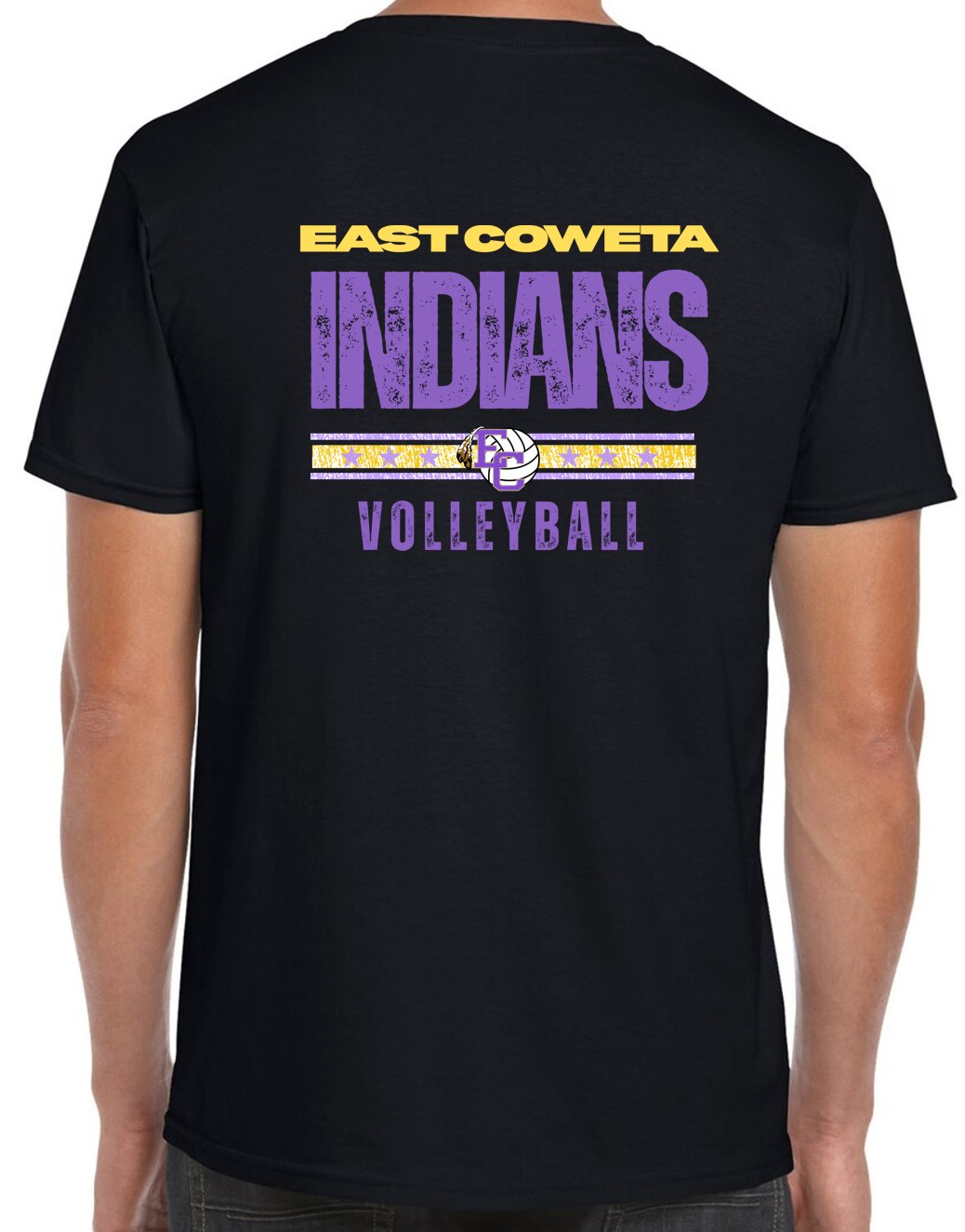 EC High Volleyball Stars Short Sleeve T-shirts