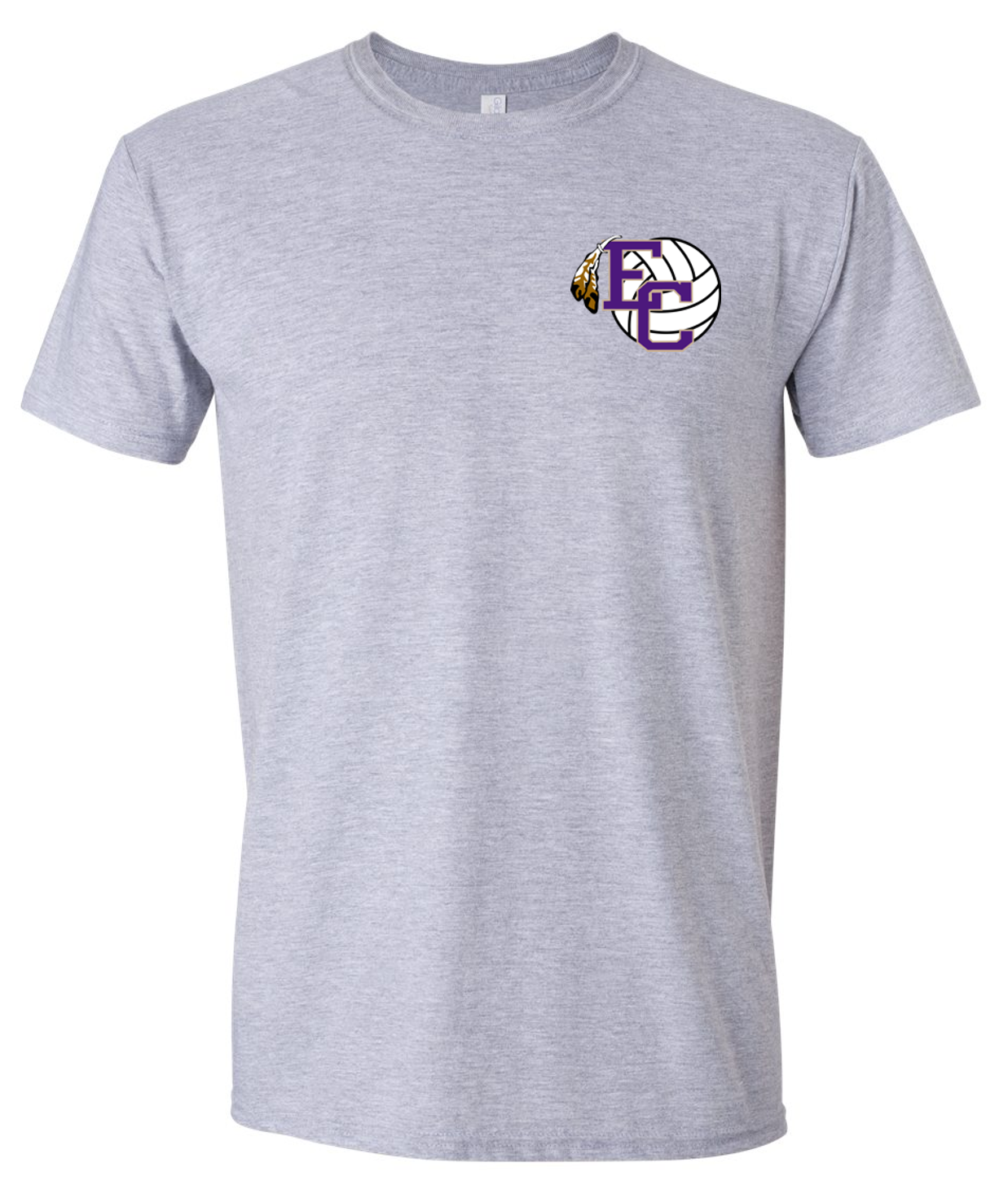 EC High Volleyball Stars Short Sleeve T-shirts