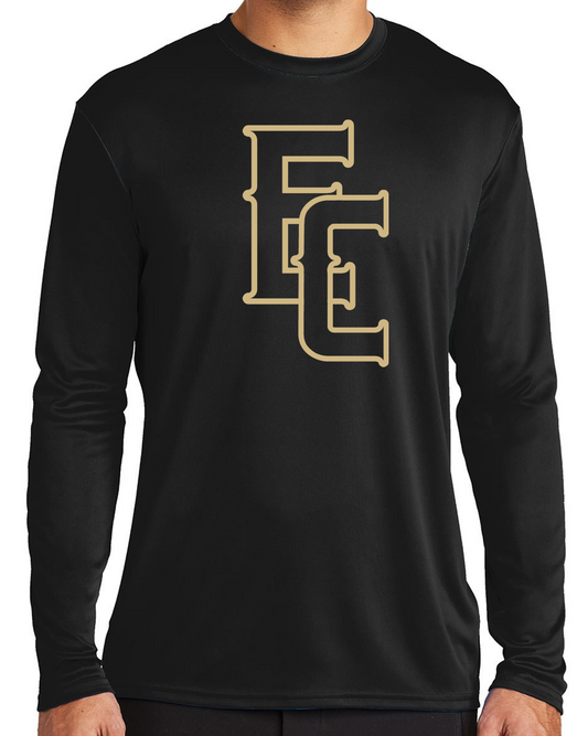 EC Middle Outline Long Sleeve Dri-Fit T-Shirt