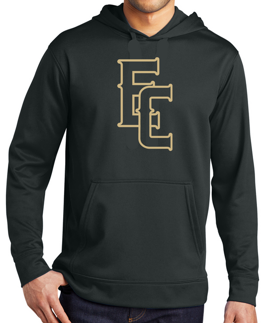EC Middle Outline Performance Hoodie Sweatshirt