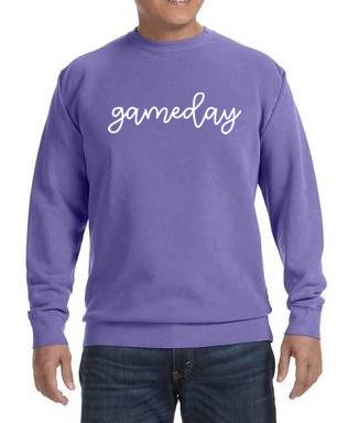 EC High Volleyball "Gameday" Comfort Colors Crewneck Sweatshirt