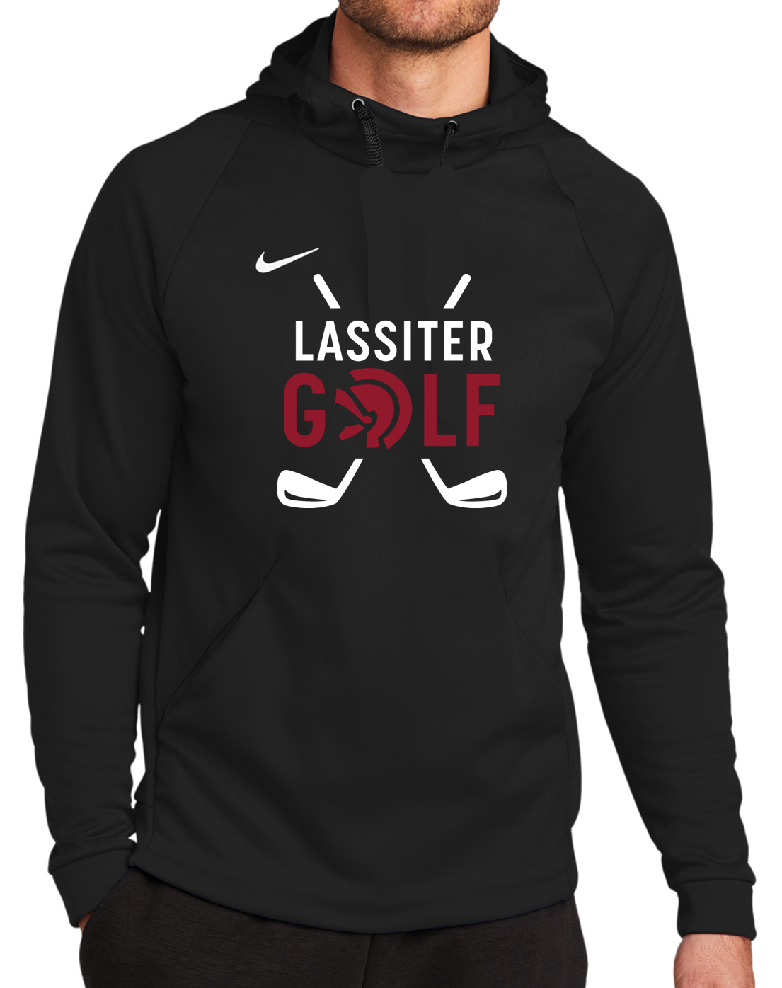 Lassiter Golf Nike Adult Performance Hoodie Sweatshirt