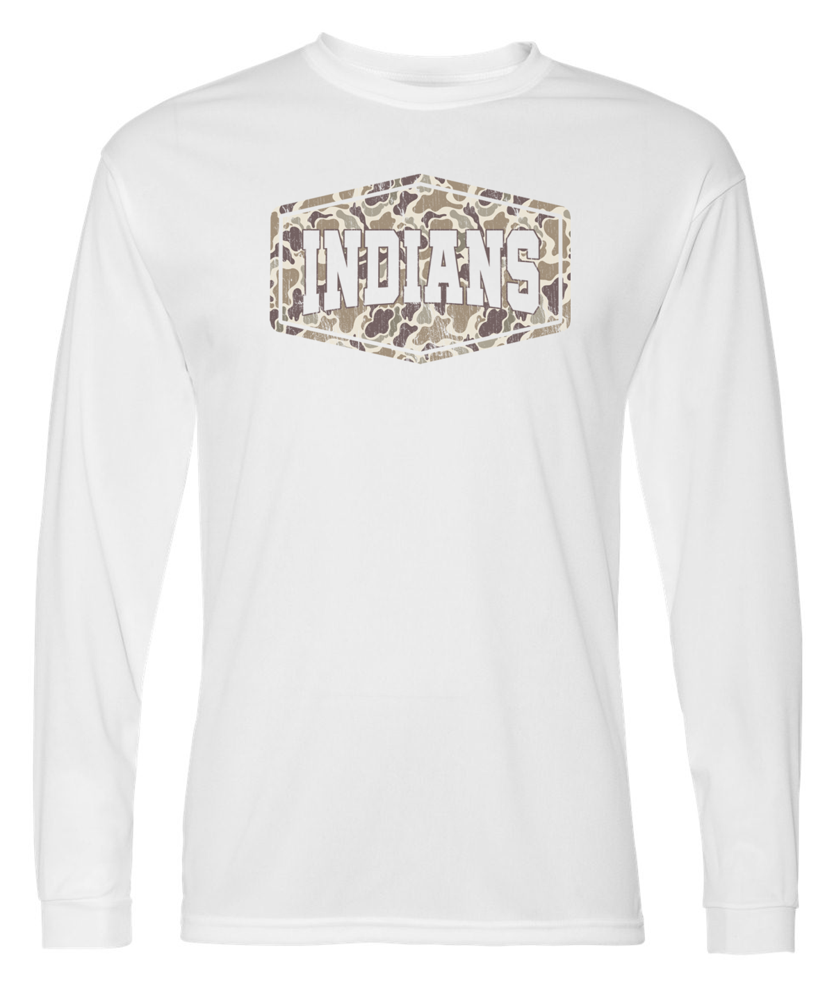 EC Middle Indians Camo Long Sleeve Dri-Fit T-Shirt