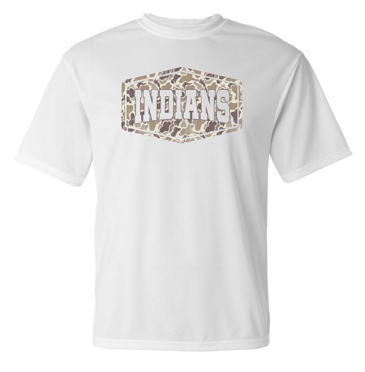 EC Middle Indians Camo Short Sleeve Dri-Fit T-Shirt