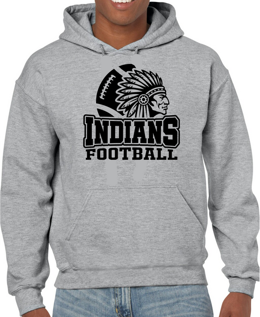 EC Middle Indians Football Cotton Hoodie Sweatshirt