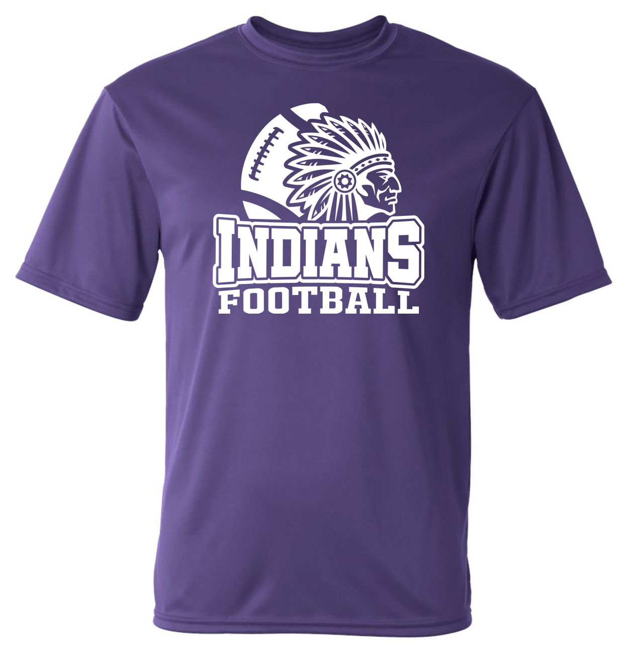 EC Middle Indians Football Short Sleeve Dri-Fit T-Shirt