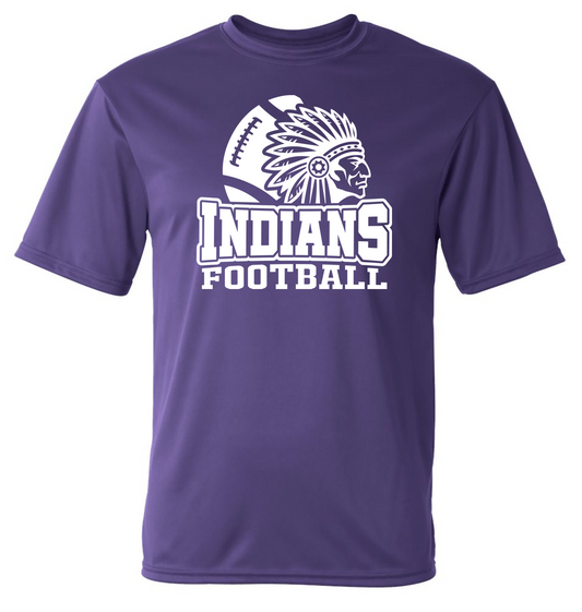 EC Middle Indians Football Short Sleeve Dri-Fit T-Shirt
