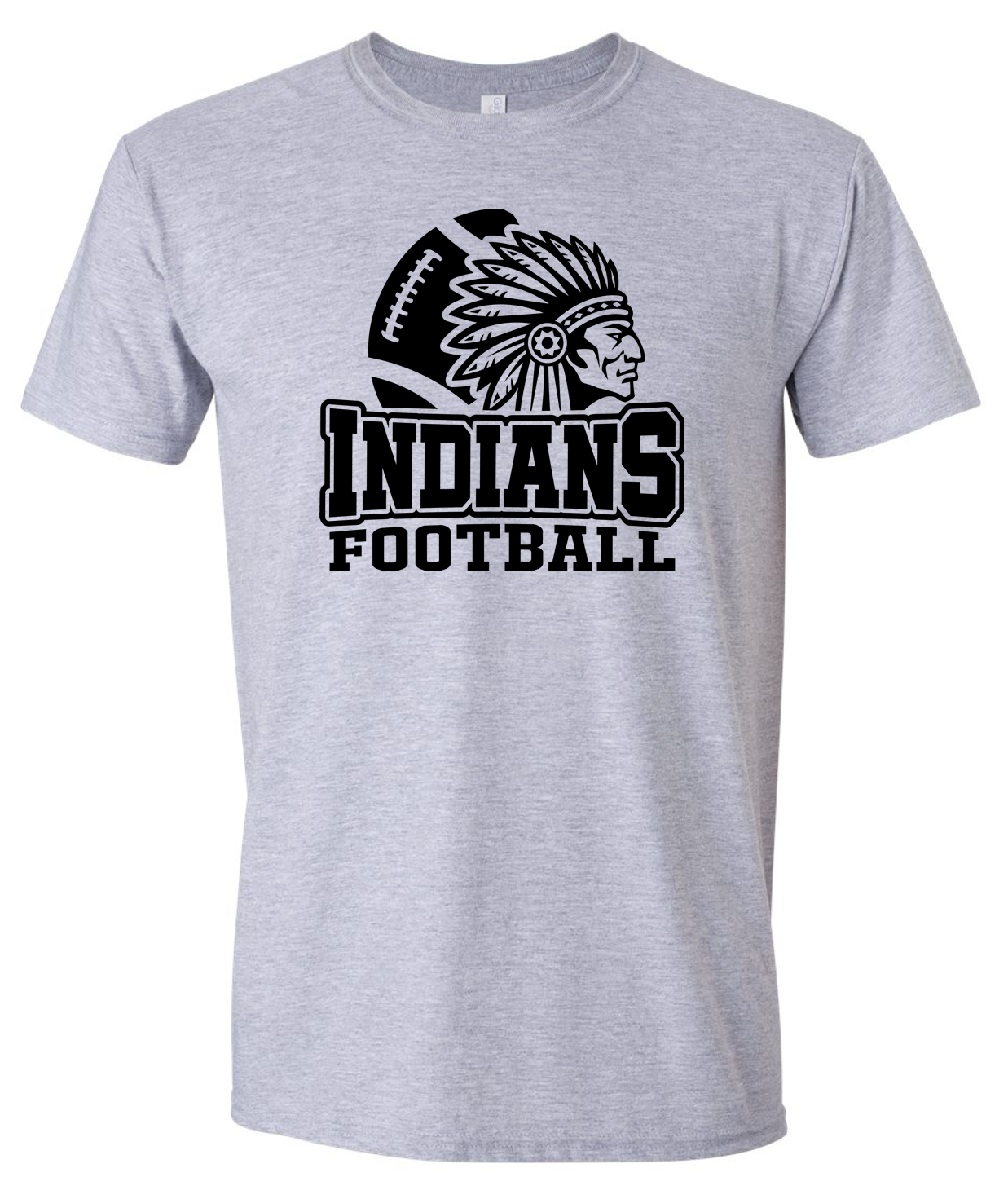 EC Middle Indians Football Sleeve Cotton T-Shirt
