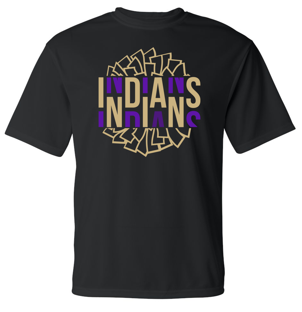 EC Middle Pep Squad Pom Pom Short Sleeve Dri-Fit T-Shirt