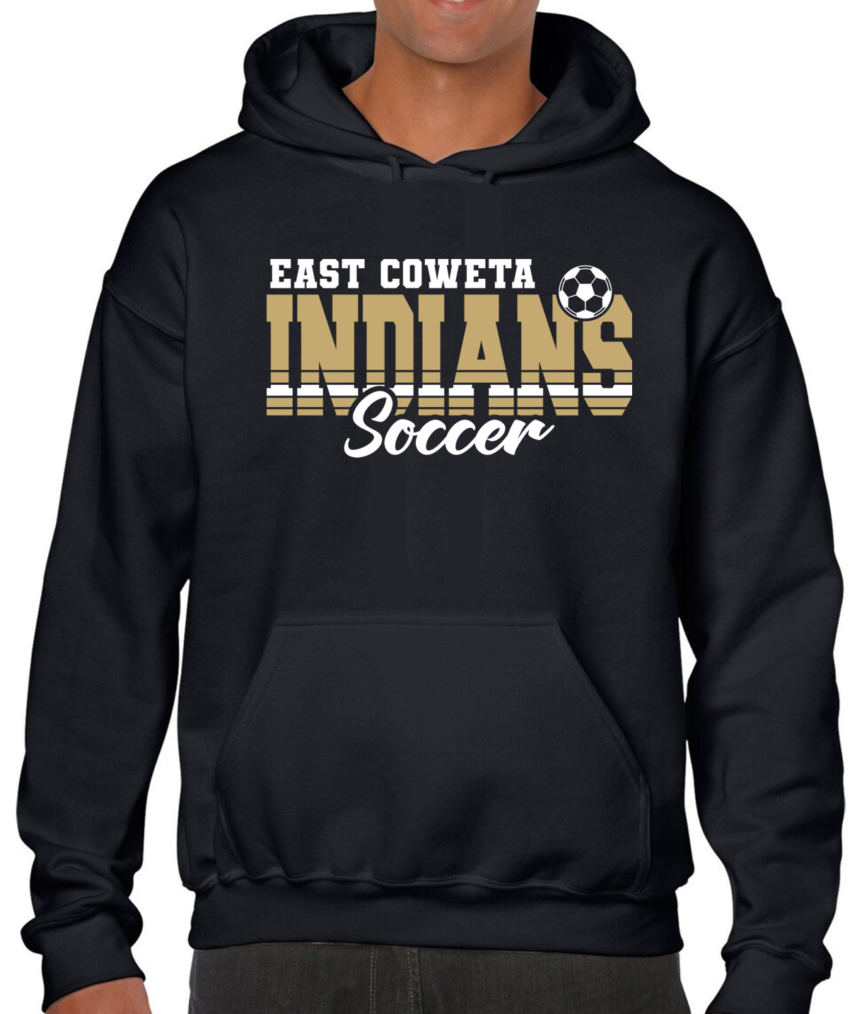 EC Middle Indians Soccer Cotton Hoodie Sweatshirt