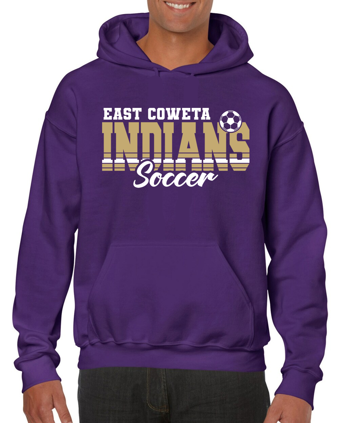 EC Middle Indians Soccer Cotton Hoodie Sweatshirt