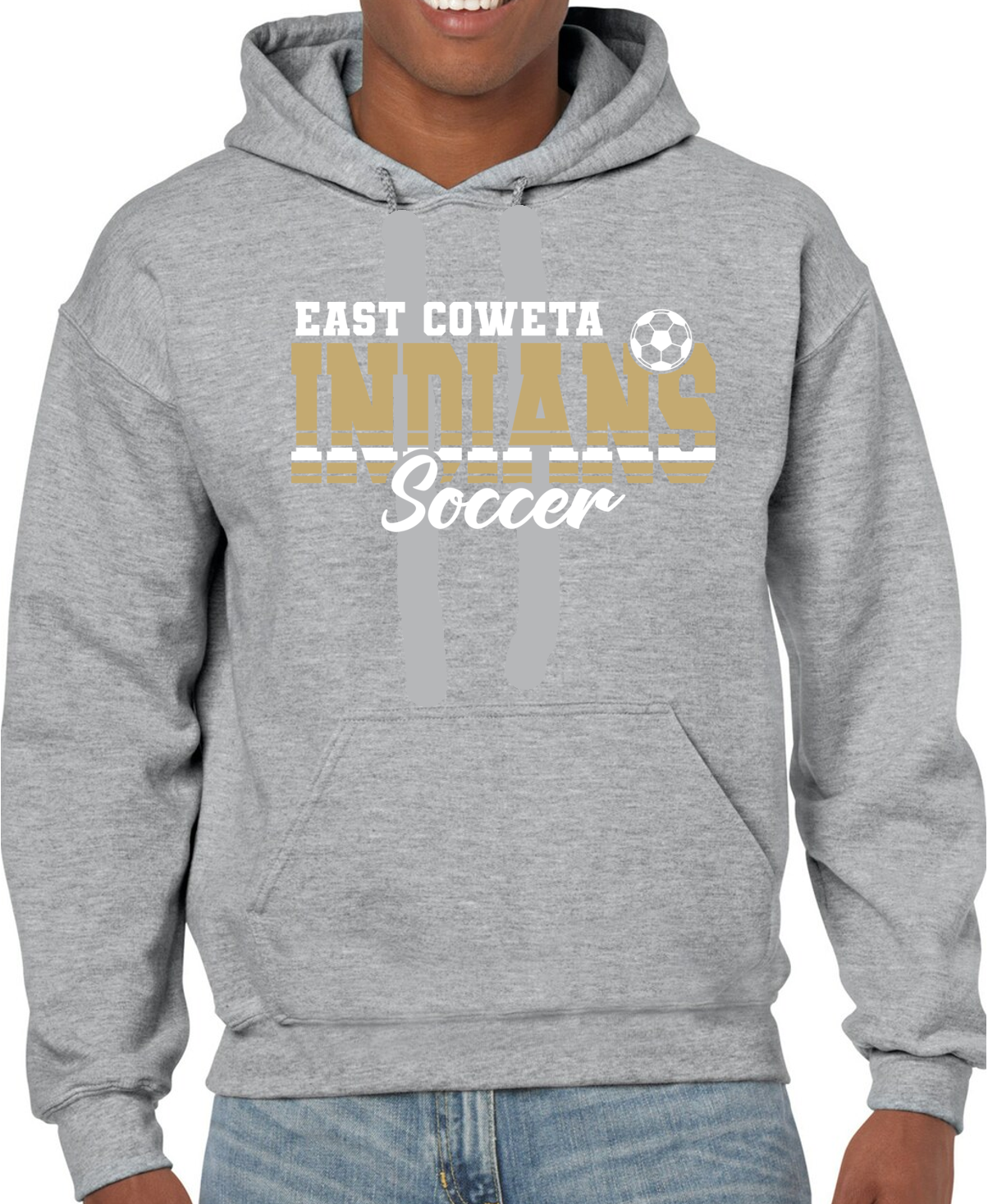 EC Middle Indians Soccer Cotton Hoodie Sweatshirt