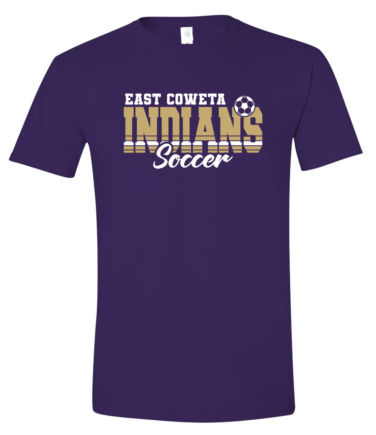 EC Middle Indians Soccer Sleeve Cotton T-Shirt