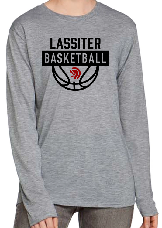 Lassiter Basketball Long Sleeve Cotton T-shirts