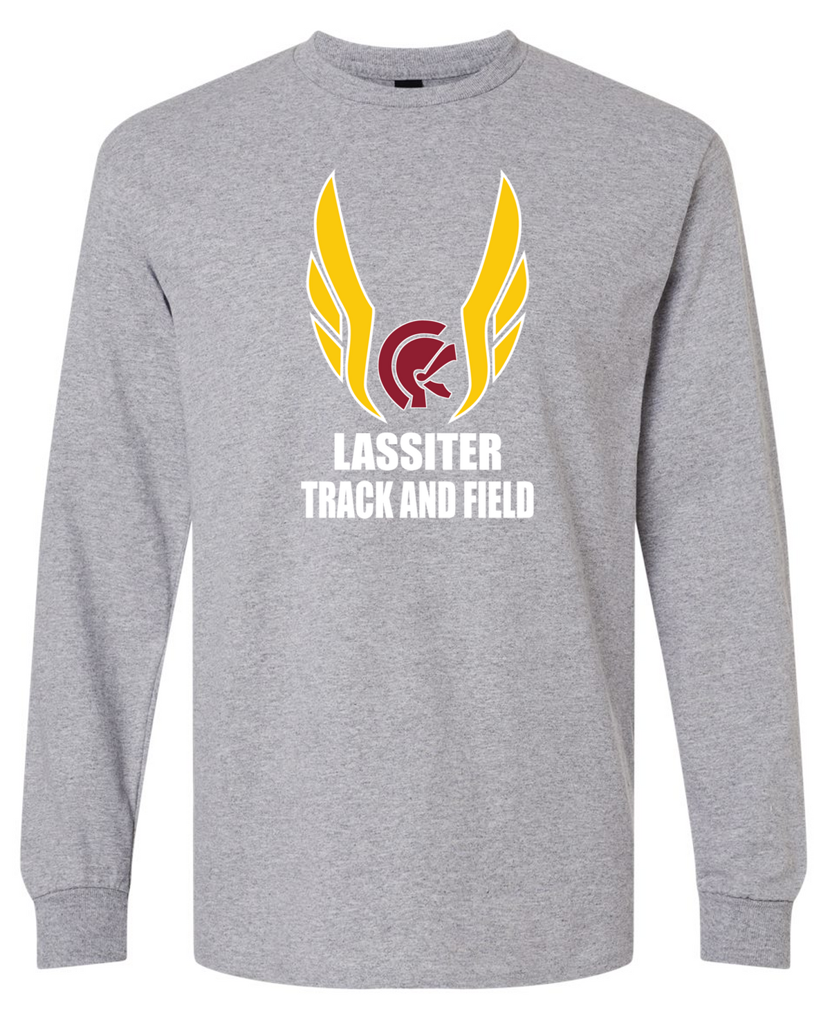 Lassiter Track & Field Long Sleeve Cotton T-shirts