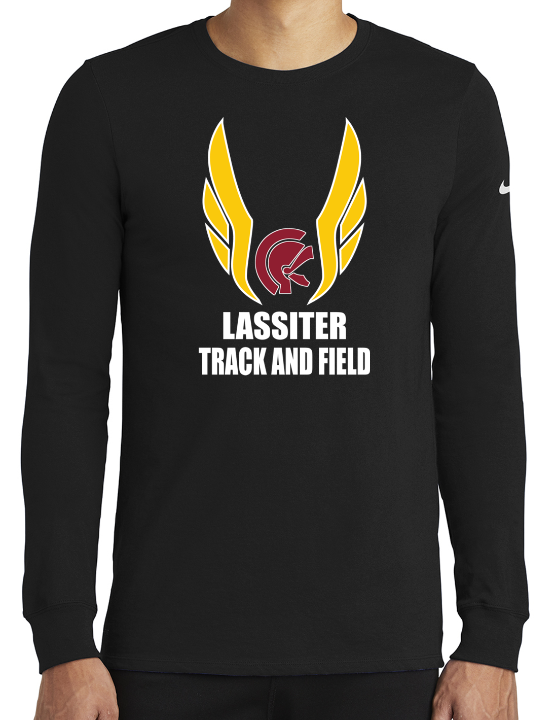 Lassiter Track & Field Nike Long Sleeve Dri-Fit T-Shirt