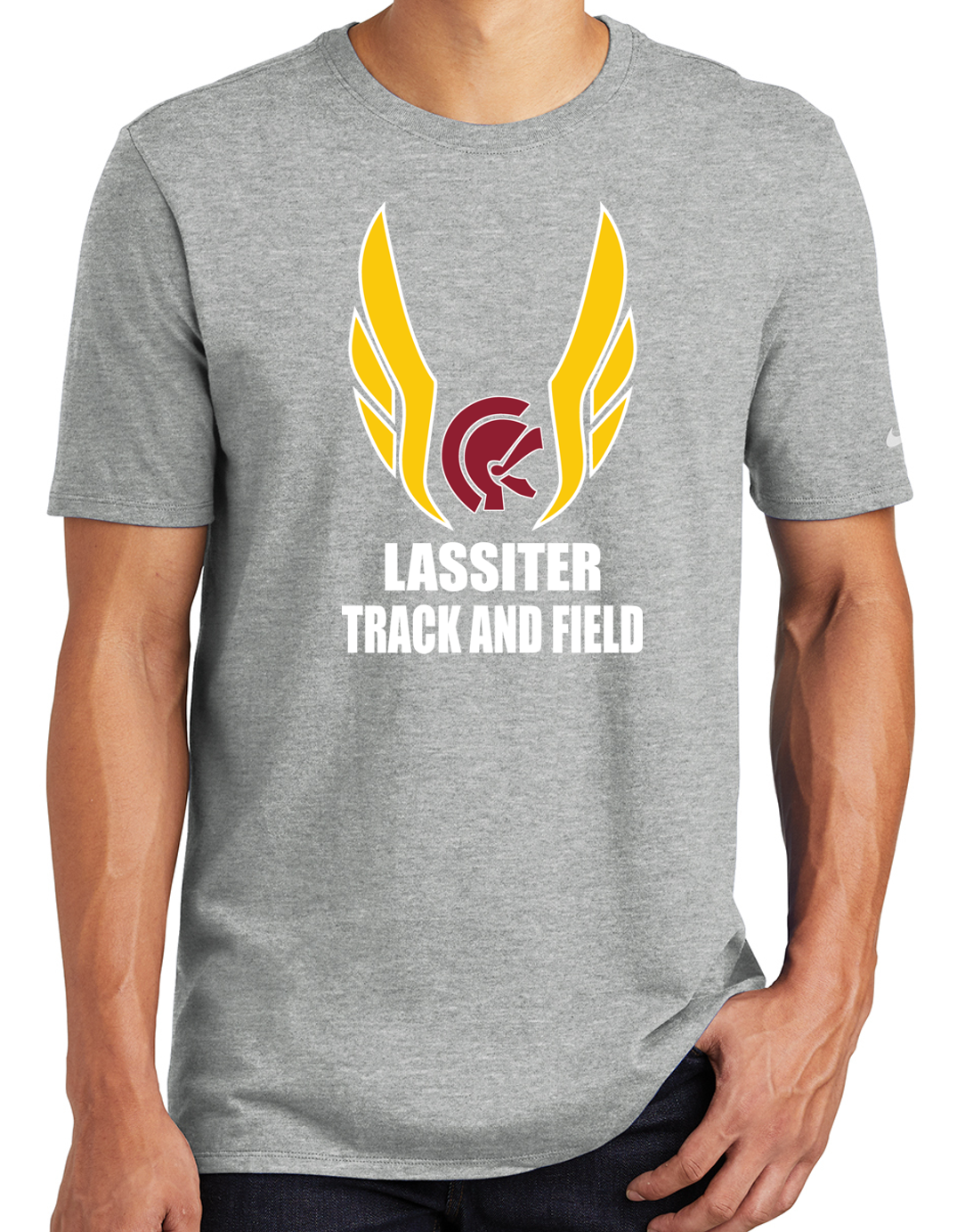 Lassiter Track & Field Nike Short Sleeve Cotton T-Shirt