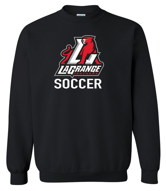 Lagrange Panthers Soccer Logo Crewneck Sweatshirt