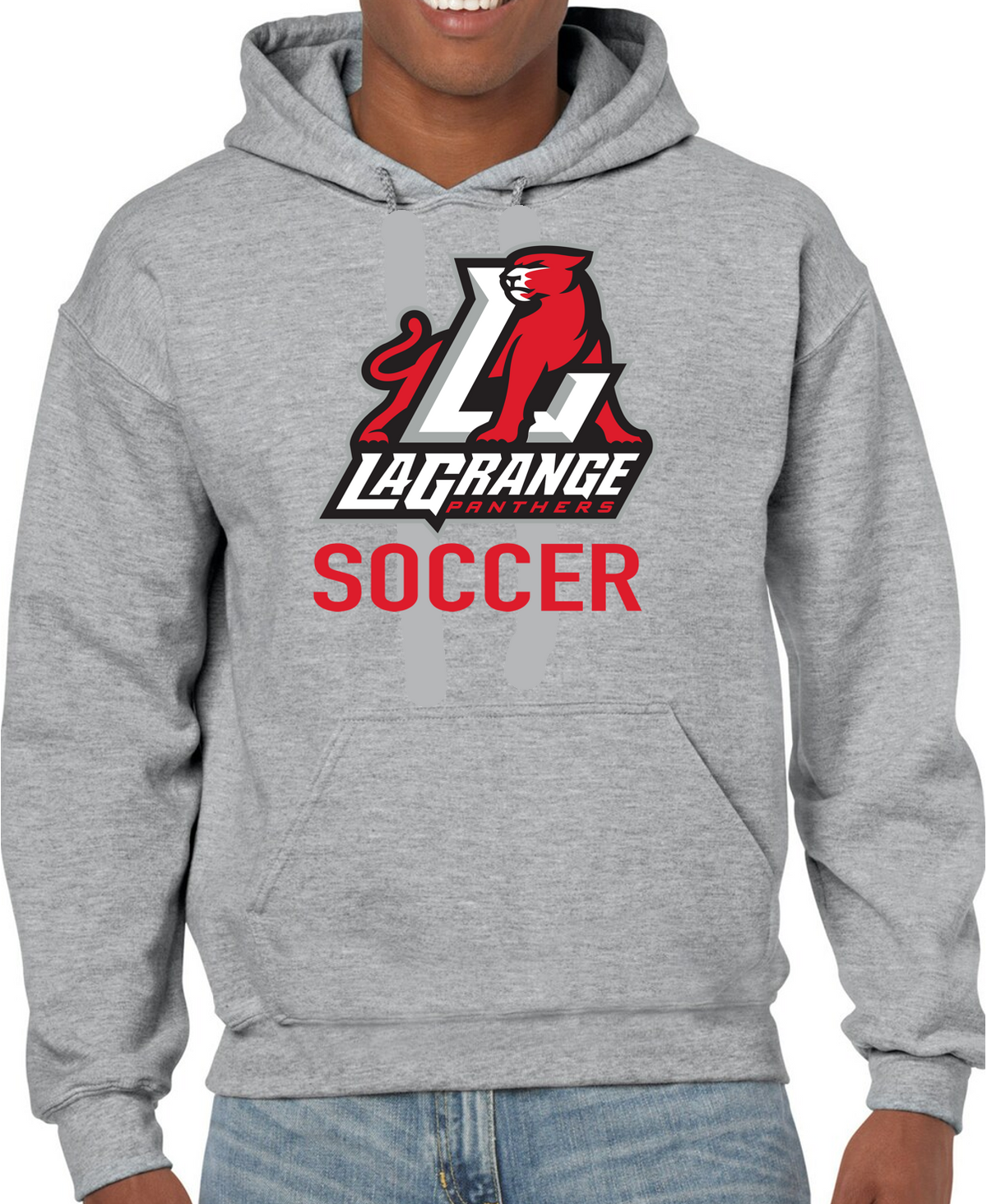 Lagrange Panthers Soccer Logo Cotton Hoodie Sweatshirt