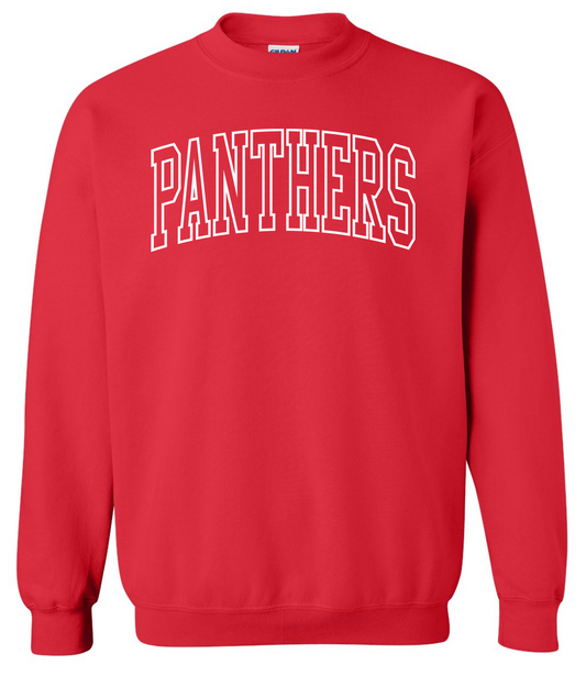 Lagrange Panthers Varsity Outline Crewneck Sweatshirt