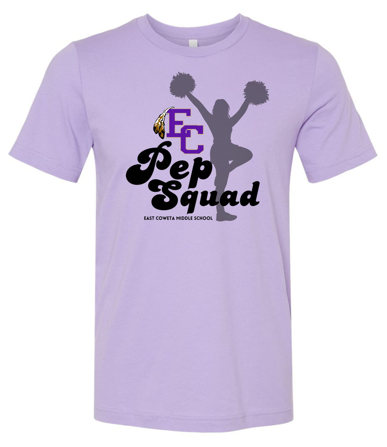 EC Middle Pep Squad Bella & Canvas Short Sleeve Jersey T-Shirt