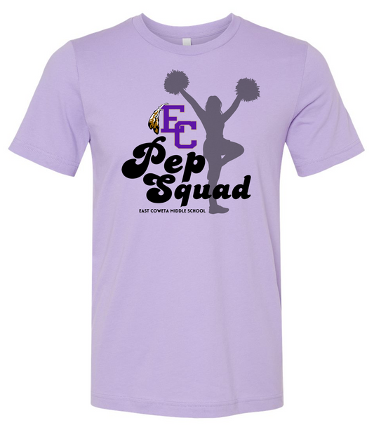 EC Middle Pep Squad Bella & Canvas Short Sleeve Jersey T-Shirt