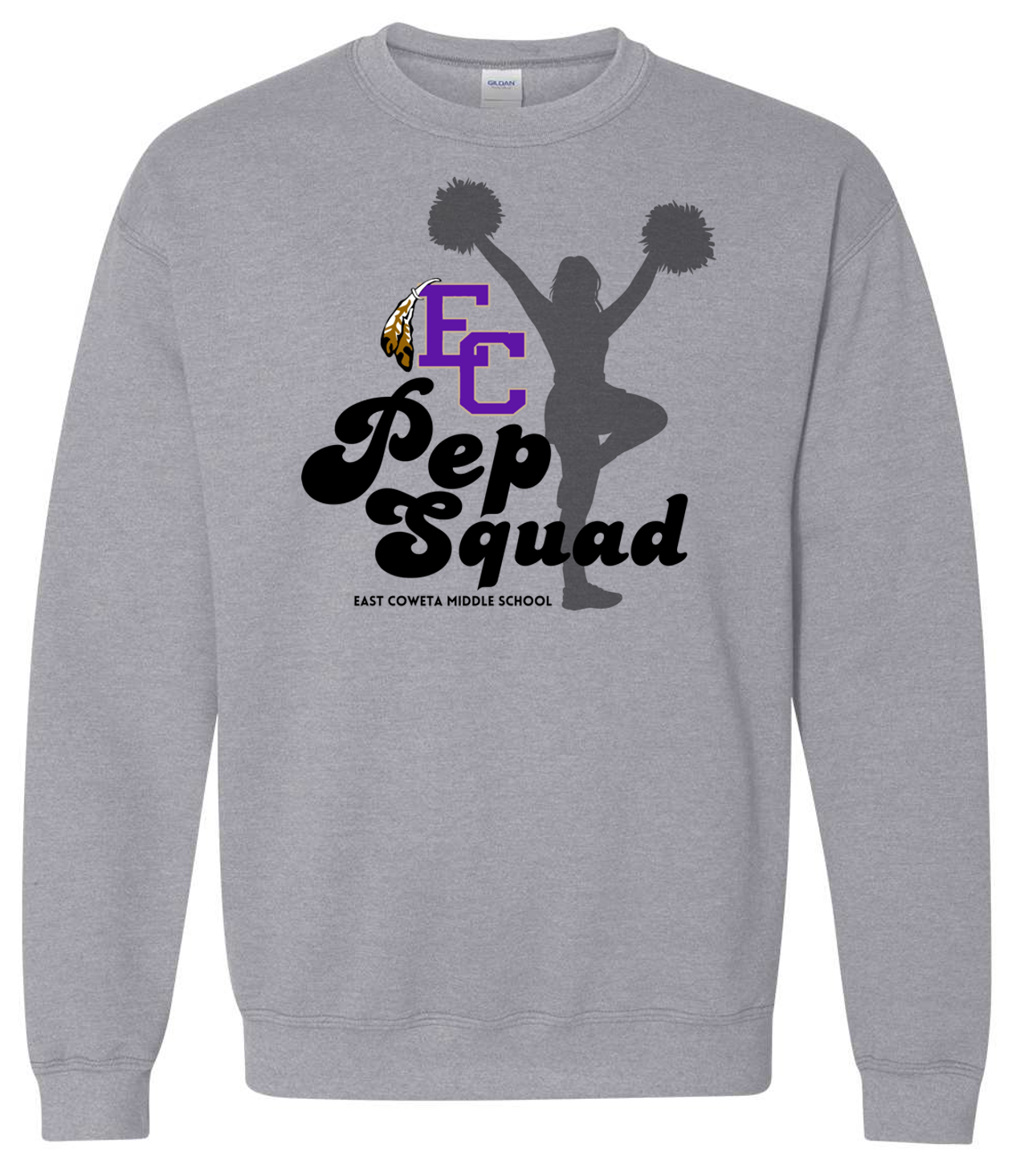 EC Middle Pep Squad Crewneck Sweatshirt