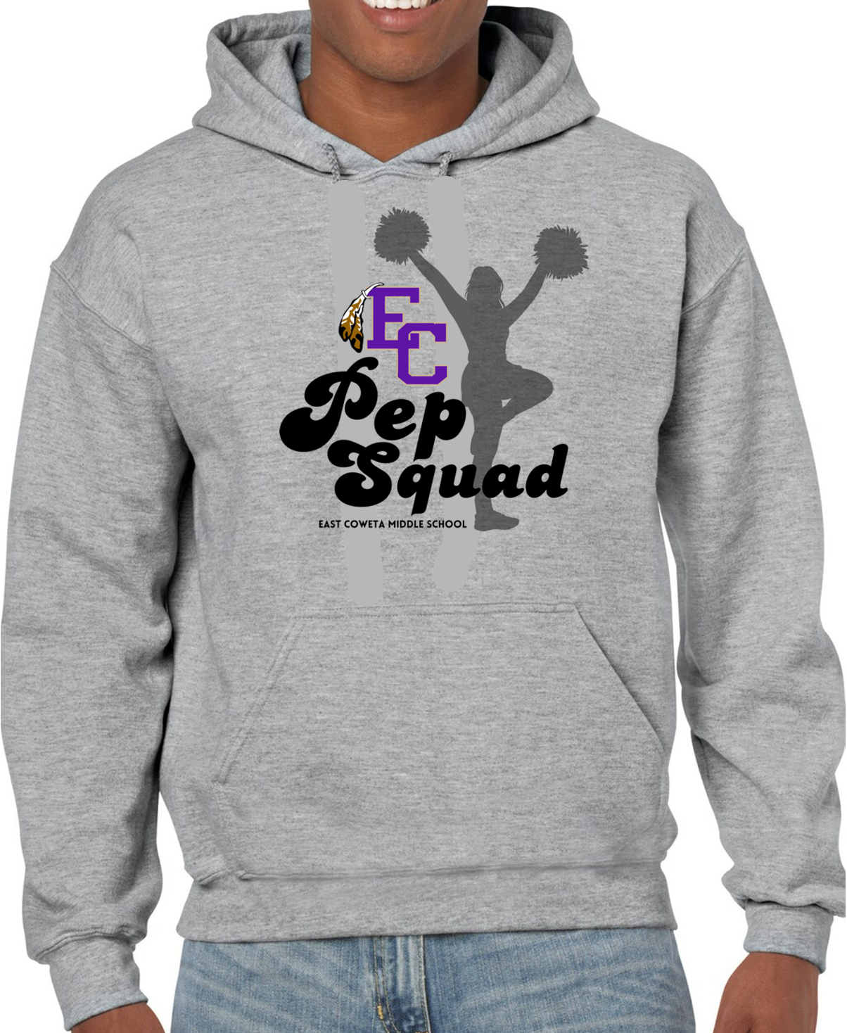 EC Middle Pep Squad Cotton Hoodie Sweatshirt