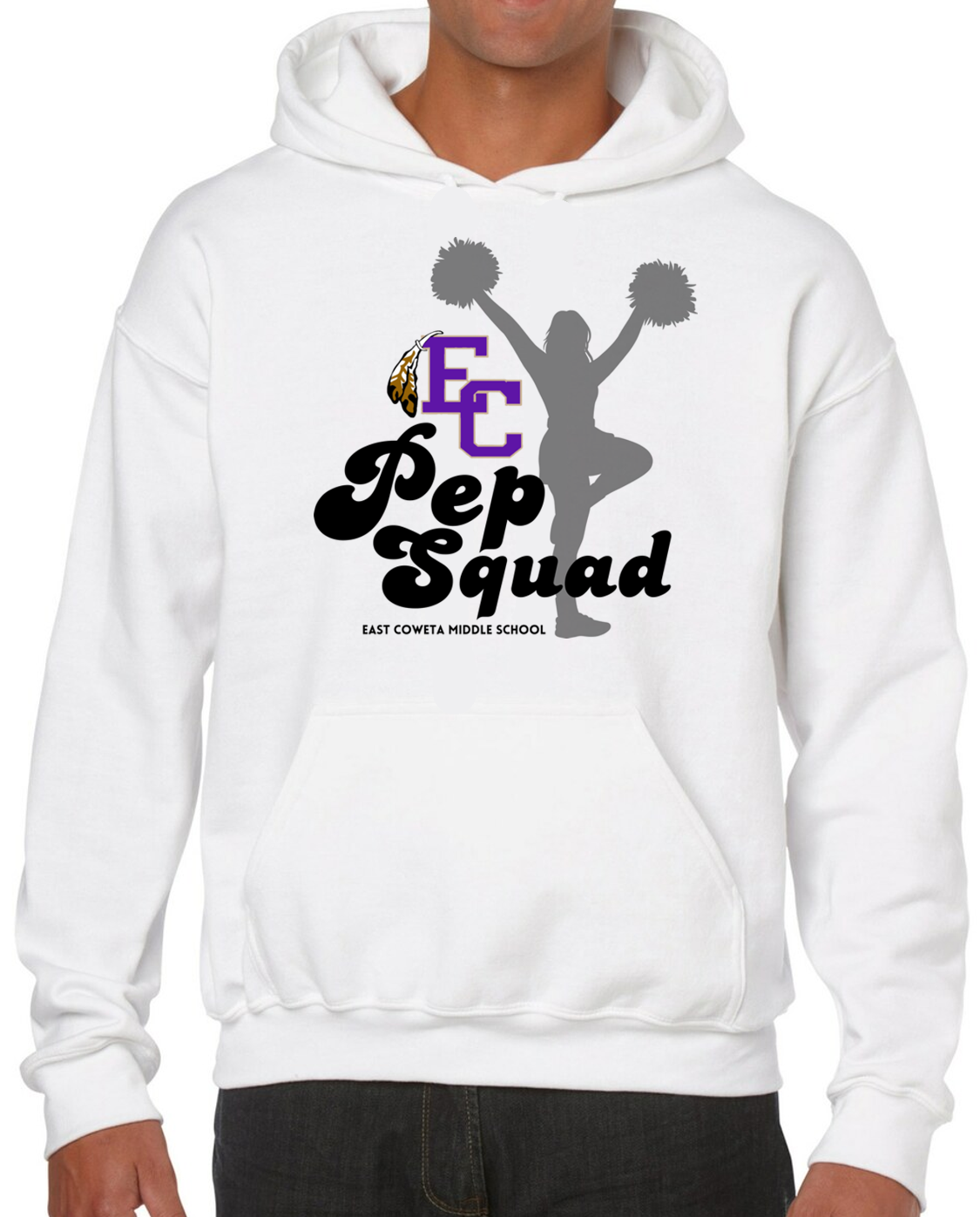 EC Middle Pep Squad Cotton Hoodie Sweatshirt