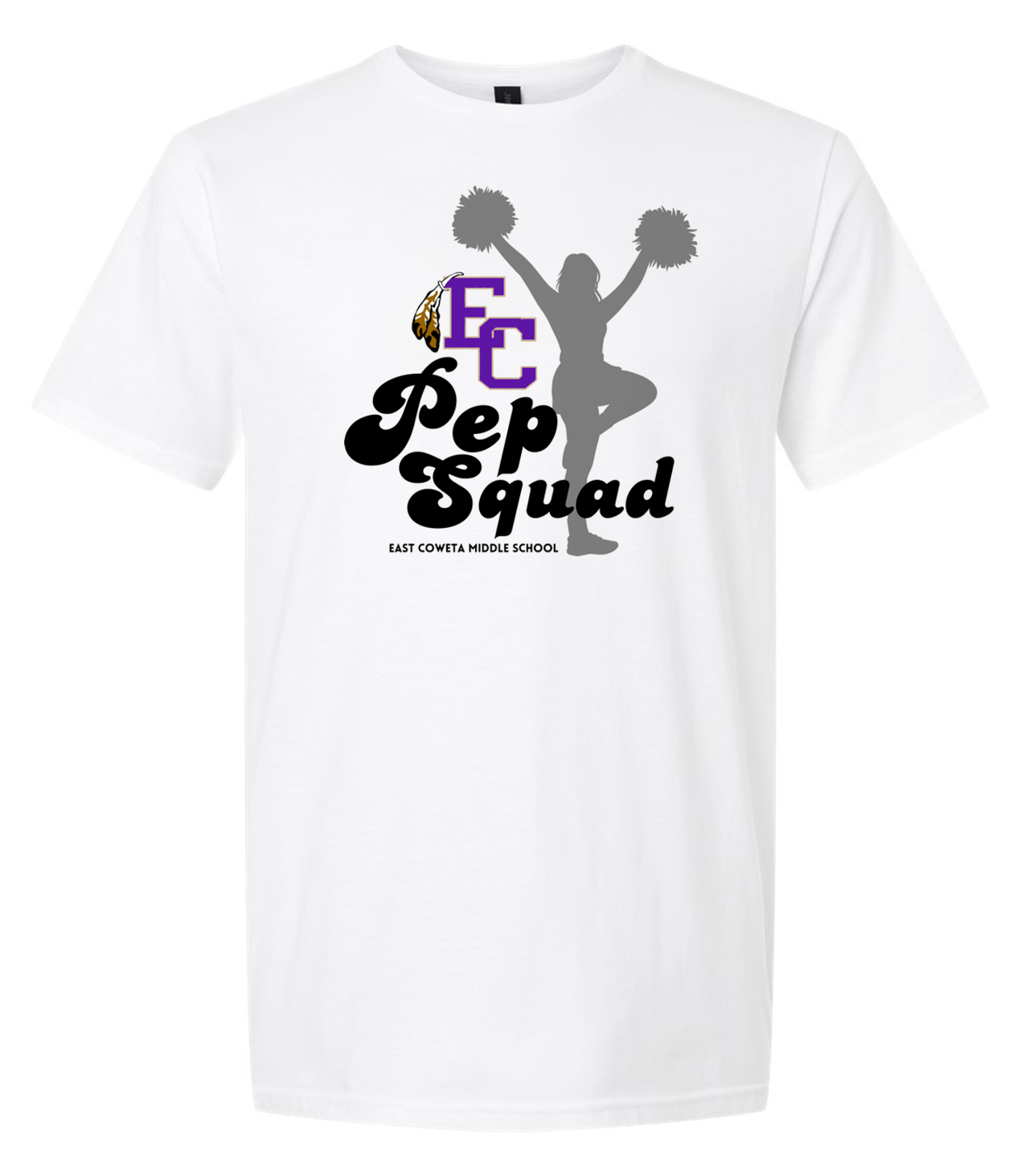 EC Middle Pep Squad Sleeve Cotton T-Shirt